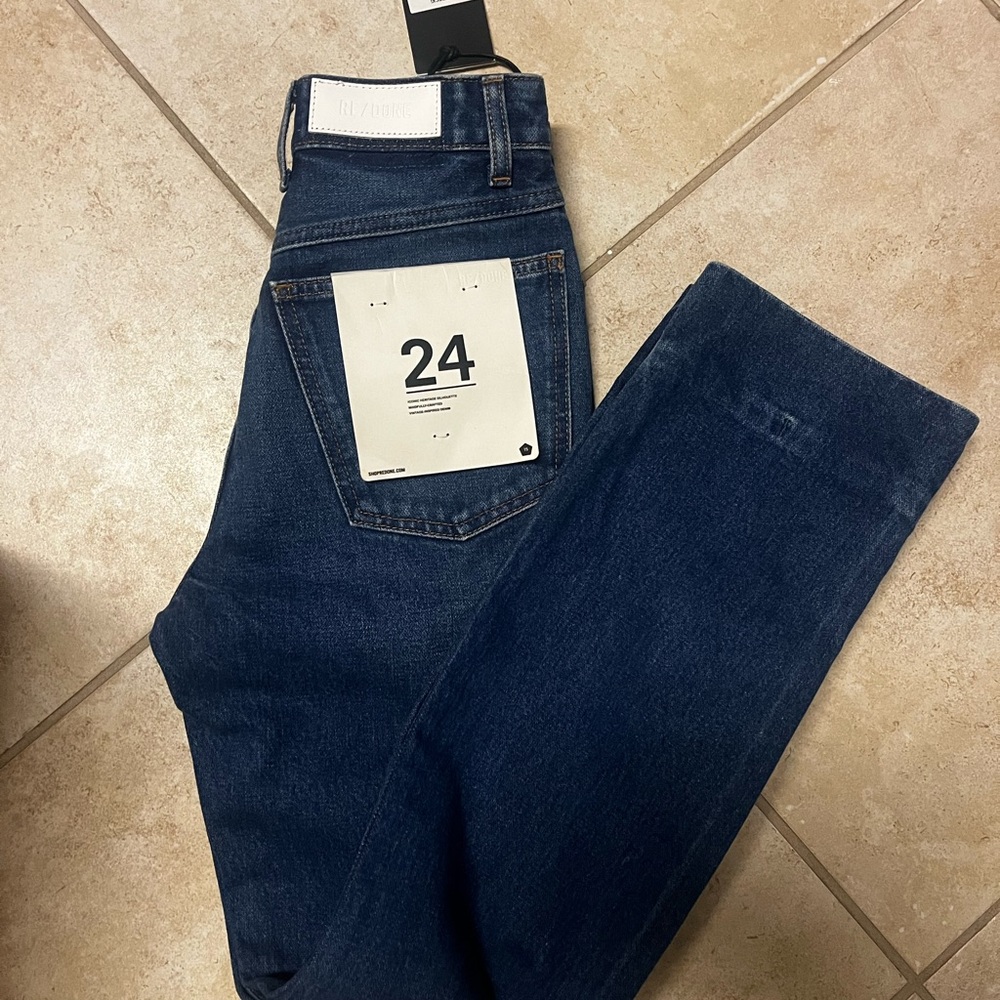 Re/Done Dark Blue Jeans 24